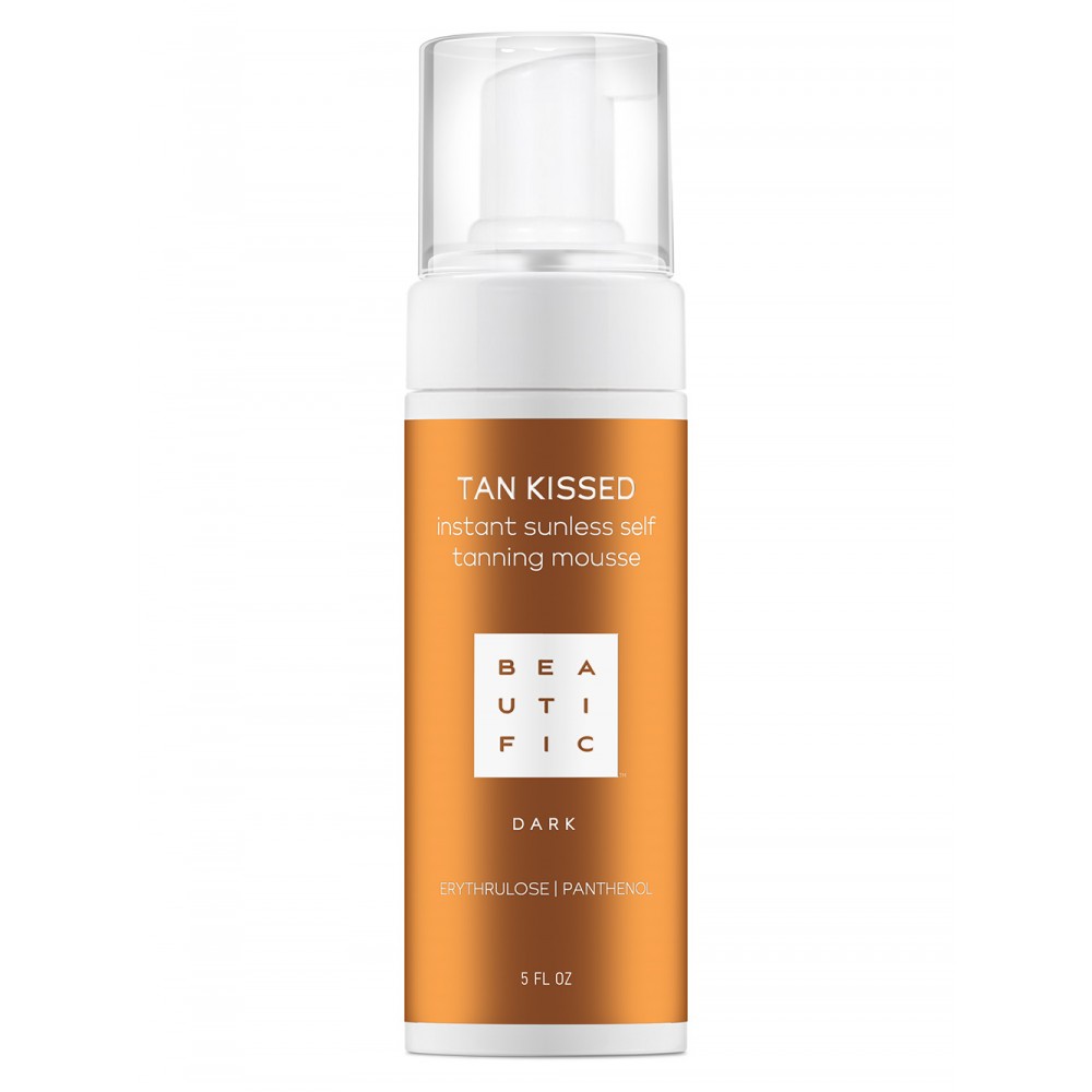 TAN KISSED Instant Sunless Self-Tanning Mousse - Dark